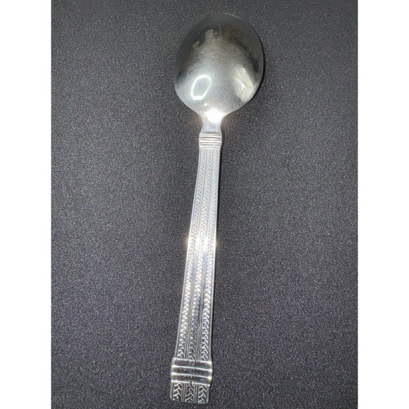 Ralph Lauren WAINWRIGHT Tablespoon Glossy Stainless Flatware 7" 1‎ Piece - Picture 5 of 6